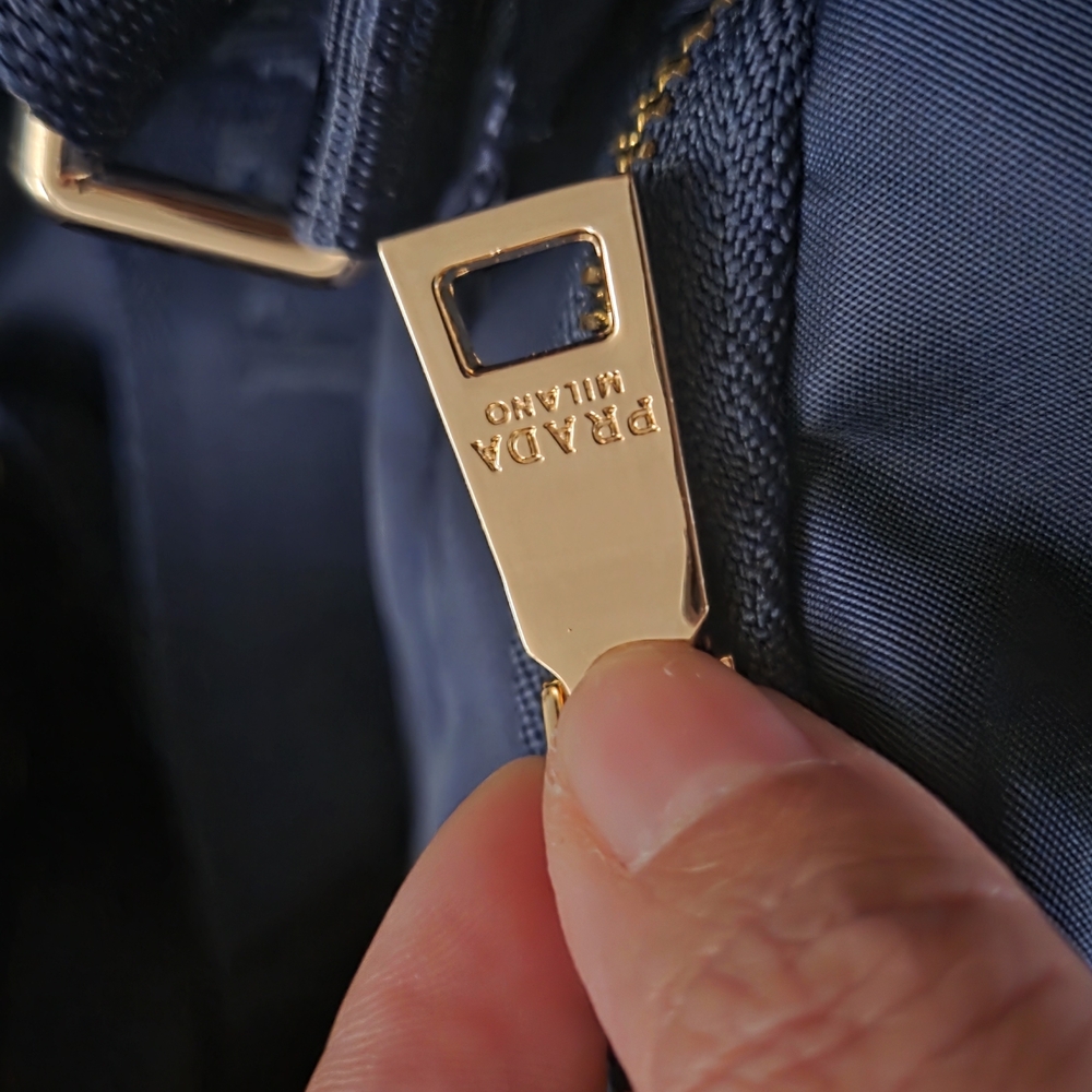 Prada Navy Nylon Blue Men And Women Backpack - Copy - Picture 13 of 16